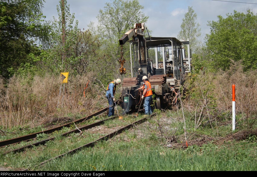 Pulling up track